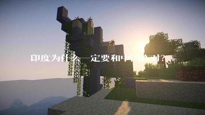 印度为什么一定要和中国作对？