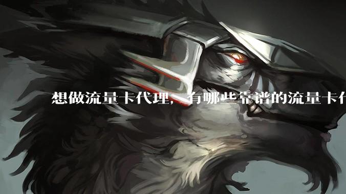 想做流量卡代理，有哪些靠谱的流量卡代理平台？